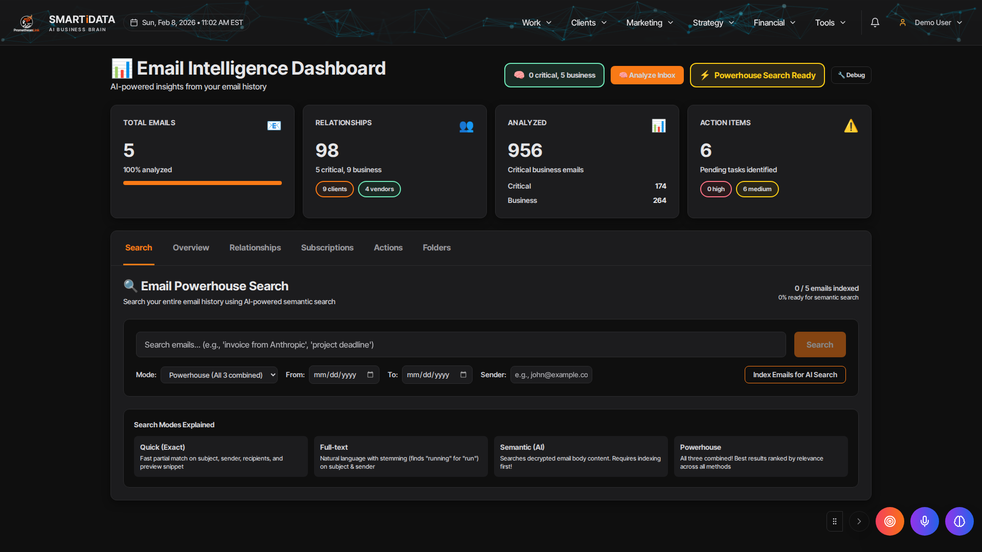 Email Intelligence